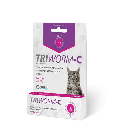 Triworm-C Dewormng Tablets for Cats