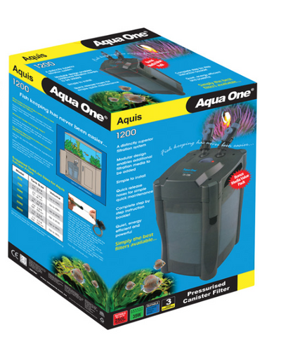 Aqua One Aquis Canister 1200L/H Filter for Fish Tanks