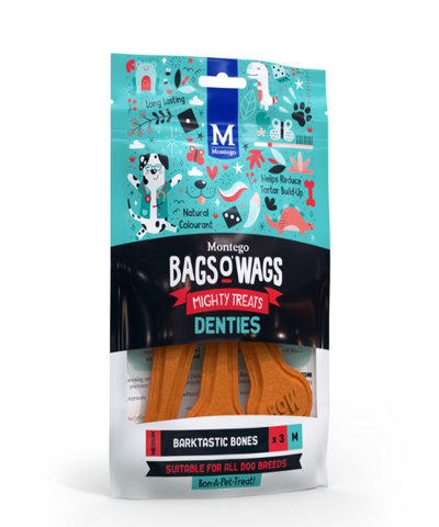 Bags O' Wags Barktastic Bones Denties Dog Treats