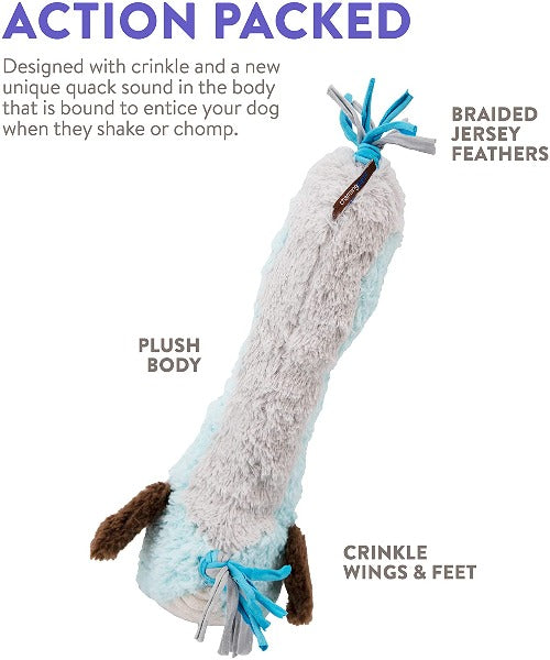 Charming Pets Absurd Burds Booby Dog Toy