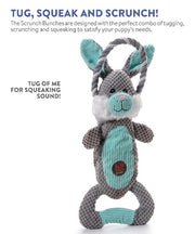 Charming Pets Scrunch Bunch Bunny Dog Toy