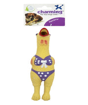 Charming Pets Squawkers Henrietta Dog Toy