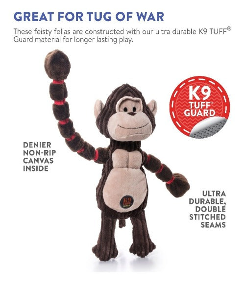 Charming Pets Thunda Tuggerz Gorilla Dog Toy