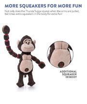 Charming Pets Thunda Tuggerz Gorilla Dog Toy