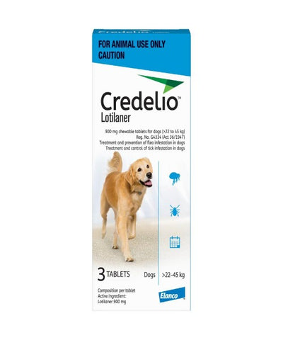 Credelio Chew Tick and Flea Treatment for Large Dogs 22-45kg