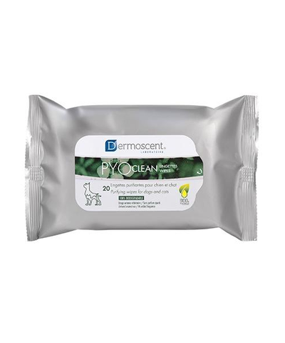 Dermoscent PYOClean Wipes for Cats & Dogs 20's