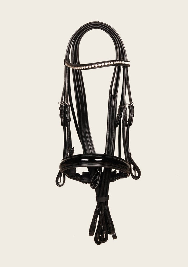 Espoir Alyssa Double Bridle Black