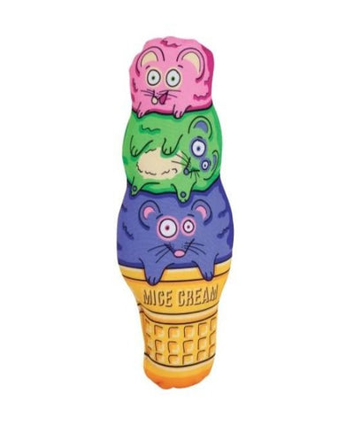 Fat Cat Kitty Kickz Mice Cream Cone Cat Toy