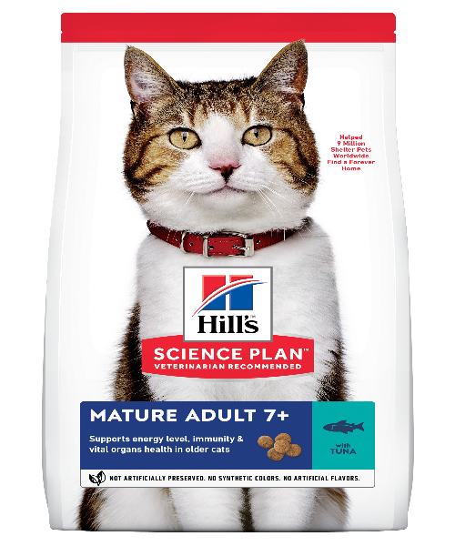 Hill's™ Science Plan™ Mature Adult 7+ Tuna Cat Food 1,5 KG - Pet Mall