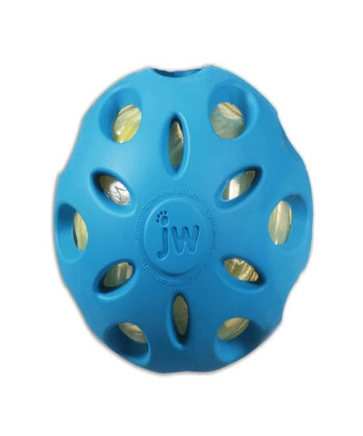 JW Crackle Heads Crackle Ball Dog Toy