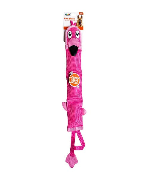 Outward Hound Fire Biterz Flamingo Dog Toy The Pet Tack Shop