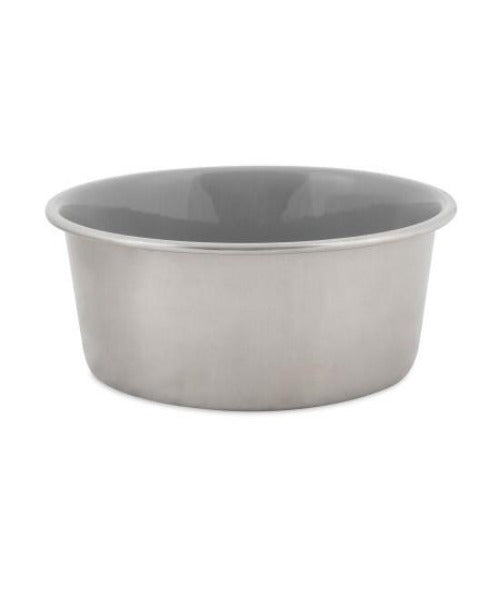 Petmate Painted Stainless Steel Dog Bowl