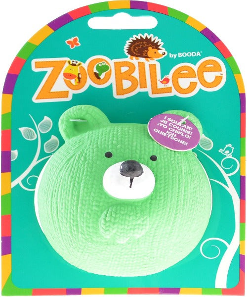 Petmate Zoobilee Bear Latex Ball Dog Toy