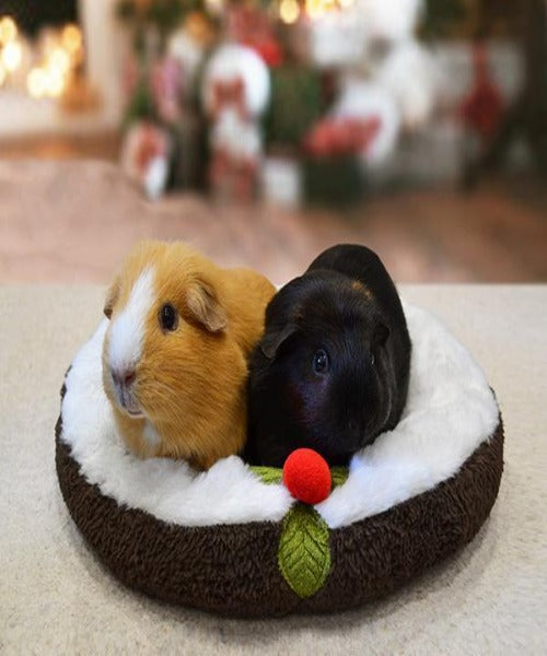 Rosewood Christmas Pudding Snuggle Pet Bed