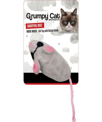 Rosewood Grumpy Cat Blind Mouse Cat Toy