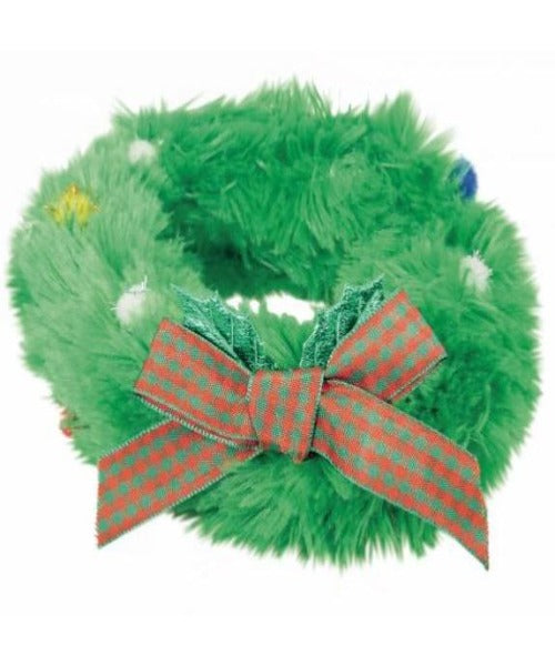 Rosewood Party On Christmas Dog Wreath