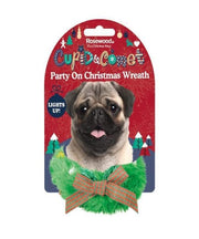 Rosewood Party On Christmas Dog Wreath