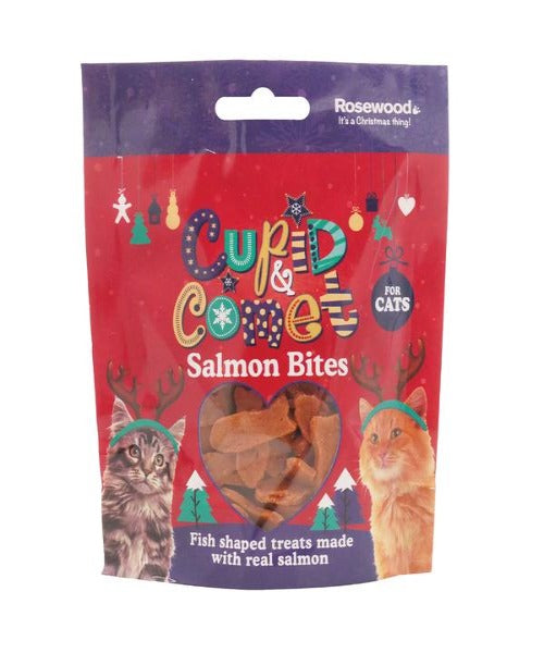 Rosewood Salmon Bite Cat Treat Bag 40g