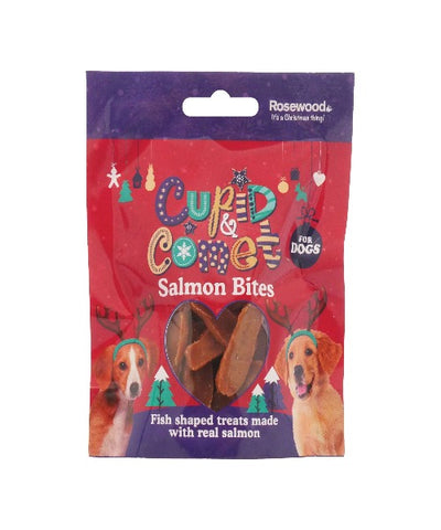 Rosewood Salmon Bite Dog Treat Bag 40g