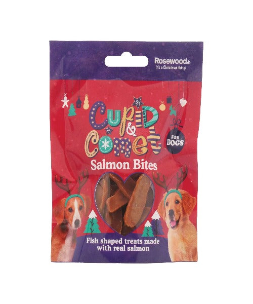 Rosewood Salmon Bite Dog Treat Bag 40g