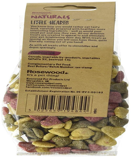 Rosewood Little Hearts for Small Pets 100g