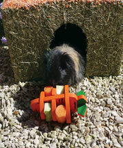 Rosewood Woodies 3D Carrot Toy For Small Pets