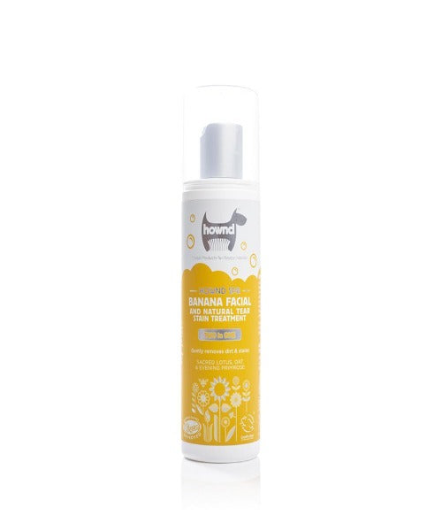 Hownd Banana Facial & Natural Tear Stain Dog Treatment