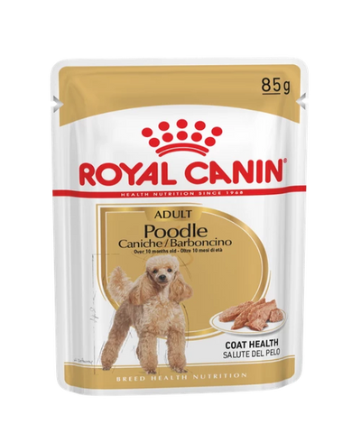 Royal Canin Poodle Dog Food Pouches 12 x 85g - Pet Mall 